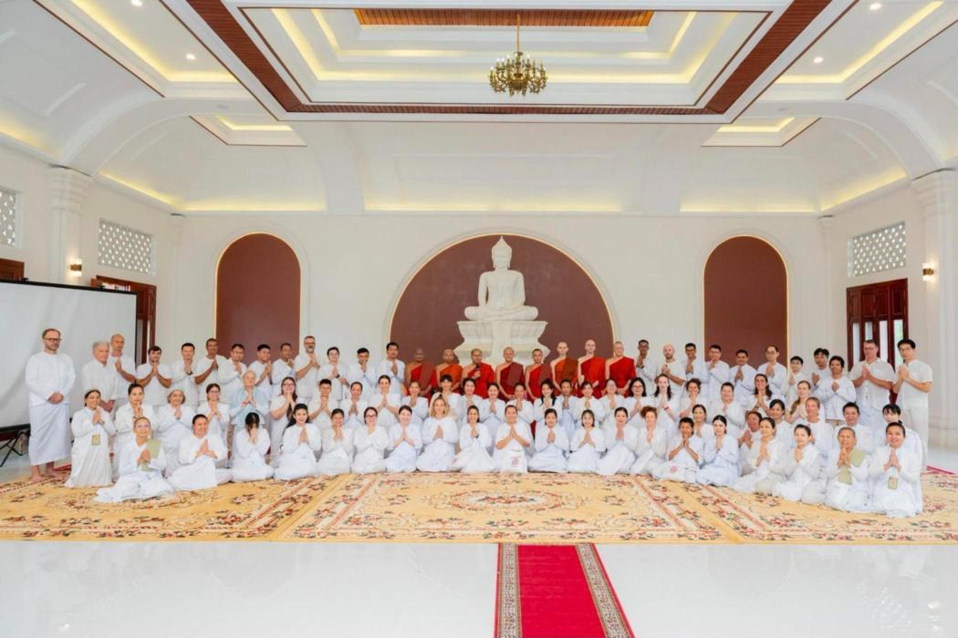 Retraite au Cambodge, avec les moines